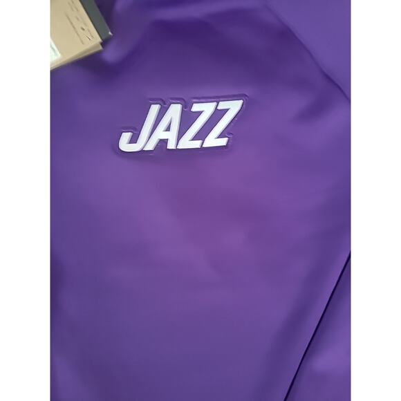 Utah Jazz Purple Dri Fit Nike Zip Coaches Jacket Jacket Size 3XLT New MSRP $140 - Picture 2 of 8
